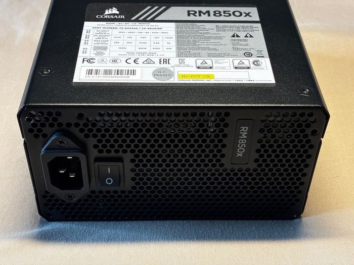 Corsair RM850x Power Supply