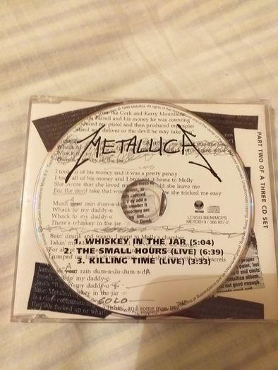 Metallica Single.
