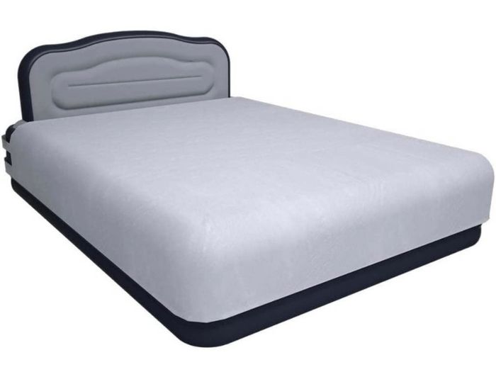 AIR Bed Deluxe - Self-Inflating Airbed with Custom Fitted Sheet Included - Great Guest Bed, Camping Mattress - Built-in Pump & Headboard MULTIPLE SIZES AVAILABLE (FREE POSTAGE)