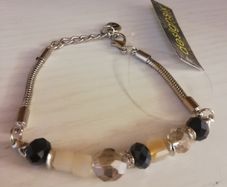 DesignSix London Audrina Bracelet Silver with beads New with Tags