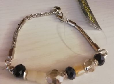 DesignSix London Audrina Bracelet Silver with beads New with Tags