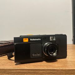 Rolleimatic film camera with case