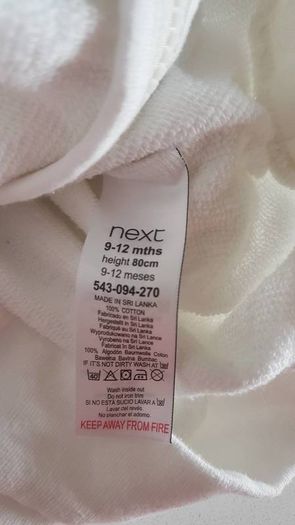 Next baby hoodie 9-12 months