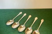 Antique A&amp;D Sheffield Tea Spoons