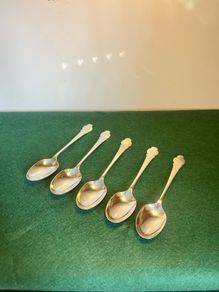 Antique A&D Sheffield Tea Spoons