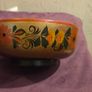 Hand Painted USSR Wooden Bowl and Spoon Image 9