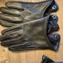 100% Leather Gloves Size Small Image 2