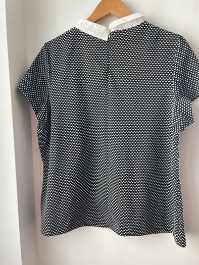 M&S Collection ladies black mix top plus size new