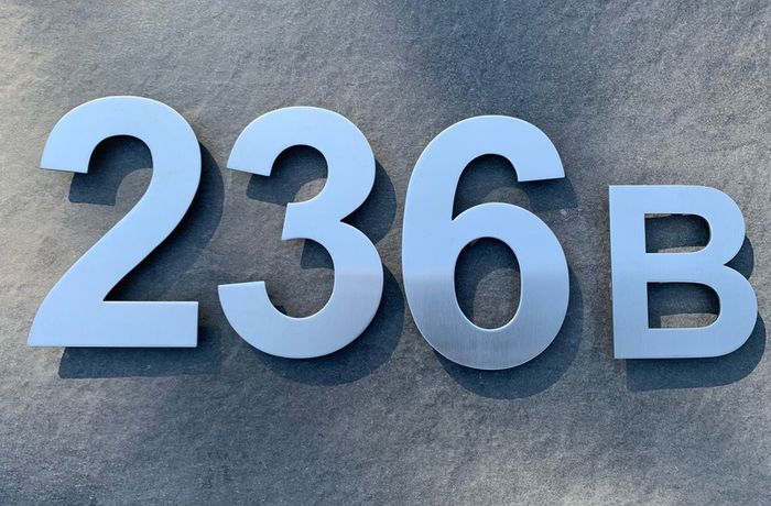 House Numbers 0 - 9