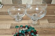 Floating Candle Glasses and Stones