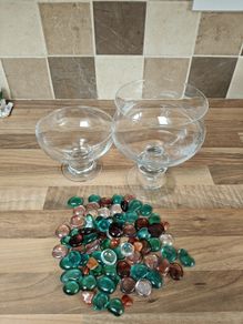 Floating Candle Glasses and Stones