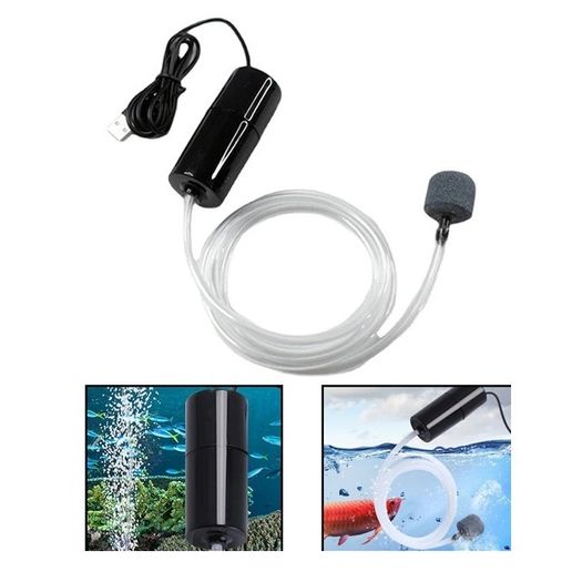 Silent Oxygenator Small Oxygen Pump Portable Mini USB Charging Fish Tank Oxygen Pump Fish Farming Aquarium Supplies