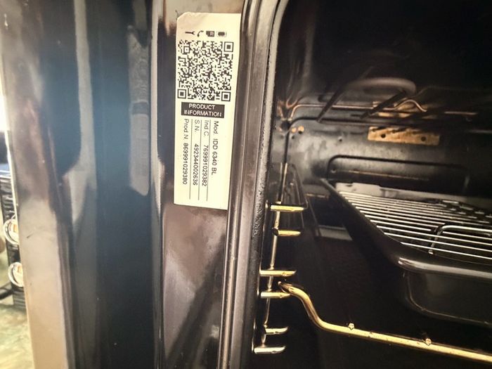 Indesit Aria Black Electric Double Oven