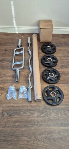 brand new olympic weight lifting set