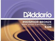 main image for ad Acoustic Guitar Strings D'Addario  11-52 EJ26 Phosphor Bronze
