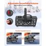 Snow Machine, Powerful 650W Handheld/Hanging Fake Snow Maker, Snowflake Making Machine with Portable Handle, Outdoor & Indoor Artificial Snowflake Maker for Holidays DJ Parties Christmas Decor Image 2