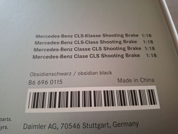 Mercedes Benz - Cls-class Estate 2012 - 1/18 - New In Box