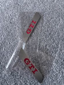 VW Golf GTI Seat Badges
