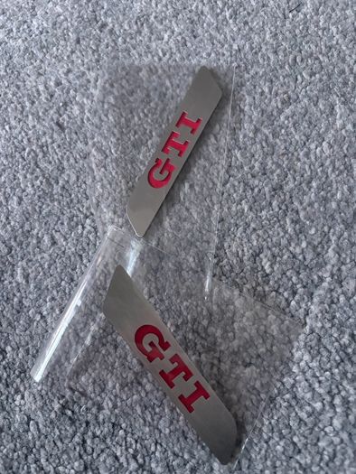 VW Golf GTI Seat Badges