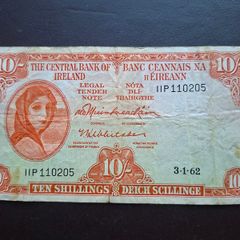 1962 Lady Lavery 10 Shillings