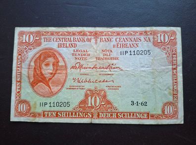 1962 Lady Lavery 10 Shillings