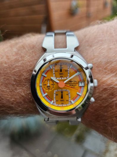 Watch Seiko Aka Alba Chronograph.