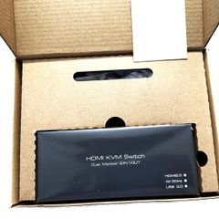 HDMI KVM switch dual monitor 2 in 1 out