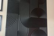Textured Steel Black Artwork