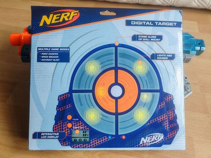 Nerf gun and digital target