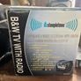Retro 5.5" B&W Portable TV with Radio Image 2