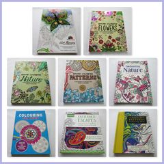 8 Adult Colouring Books - NEW!
