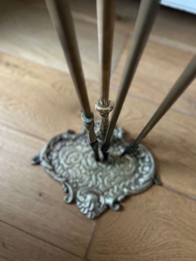 Vintage Brass Companion Set