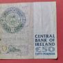 Irish C Series 1999 Douglas Hyde 50 Pound Banknote Image 6