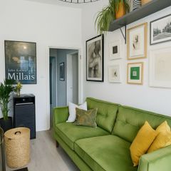 mid century couch