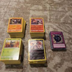 Pokemon Cards and Yu-Gi-Oh cards