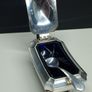 Antique sterling silver mustard pot with original spoon, fully hallmarked Birmingham 1911. Image 2
