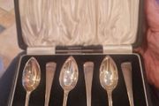 Birmingham silver spoon set