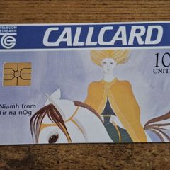 Ireland CallCard "Niamh from Tir na nOg", used, 25/8/1994, 10 Units - free standard postage