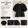 COS Black Puff-Sleeve Top Image 2