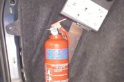 Mk6 Golf fire extinguisher &amp; tyre pump bracket