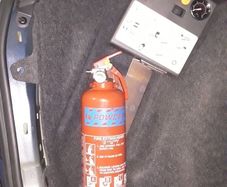 Mk6 Golf fire extinguisher & tyre pump bracket