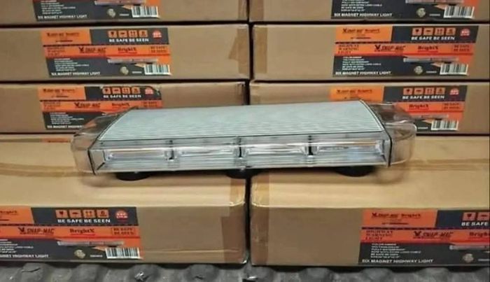 Snap-Mac Amber Beacon Light - 12V/24V
