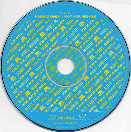 The Dead 60s "Riot Radio" CD, Single, Promo