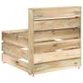 8 Piece Garden Lounge Set Green Impregnated Pinewood Image 4
