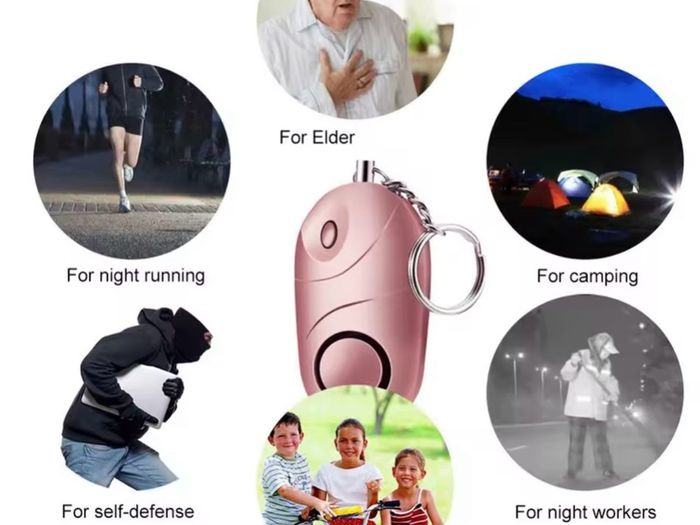 Personal alarm keychain - new