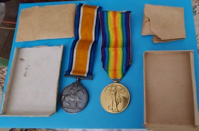 World War 1 Pair of War Medals to R.A.M.C.