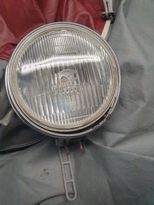 old motorbike headlight