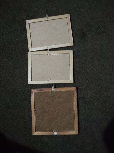 3 pictures in frames