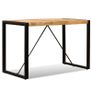 Dining Table Solid Rough Mango Wood 120 cm Image 3