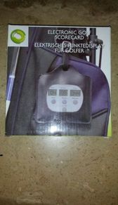 Electronic Golf Scorecard